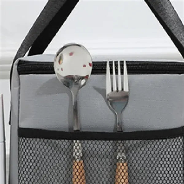 Spacious Waterproof Multi-Pocket Insulated Oxford Cooler Bag