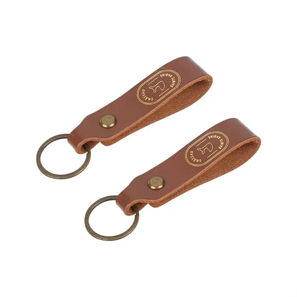 PU Keychain with Metal Ring
