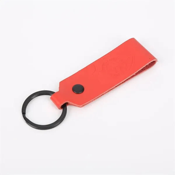 PU Keychain with Metal Ring