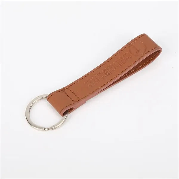 PU Keychain with Metal Ring