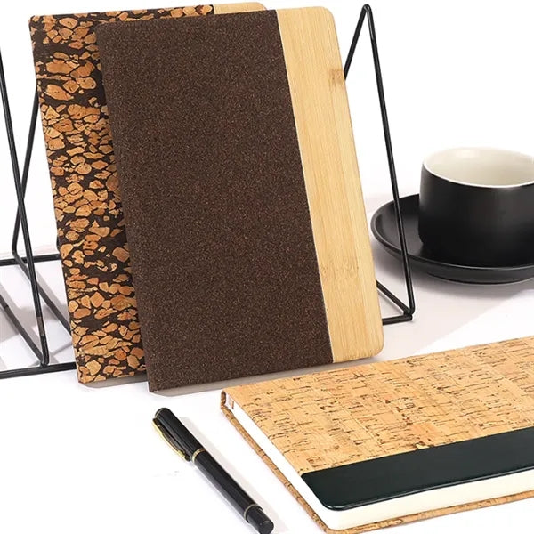 A5 Thick Paper Bookmark Eco Coffee-Ground Bamboo Notebook