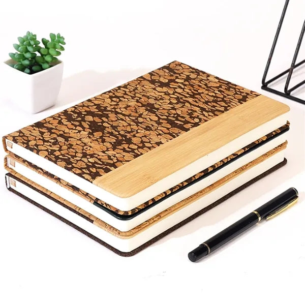 A5 Thick Paper Bookmark Eco Coffee-Ground Bamboo Notebook