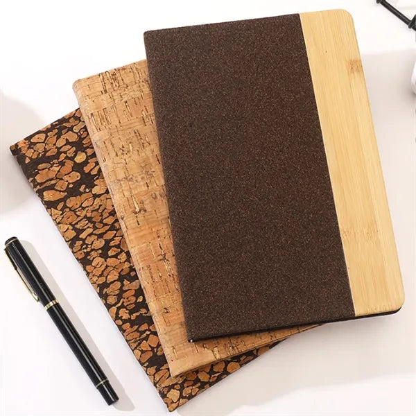 A5 Thick Paper Bookmark Eco Coffee-Ground Bamboo Notebook