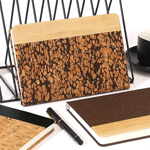 A5 Thick Paper Bookmark Eco Coffee-Ground Bamboo Notebook