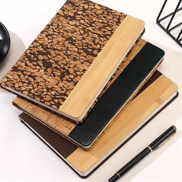 A5 Thick Paper Bookmark Eco Coffee-Ground Bamboo Notebook