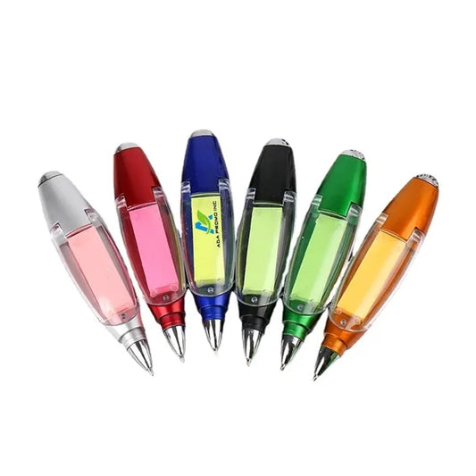 Led Glowing Lanyard & Notes Ballpoint Pen