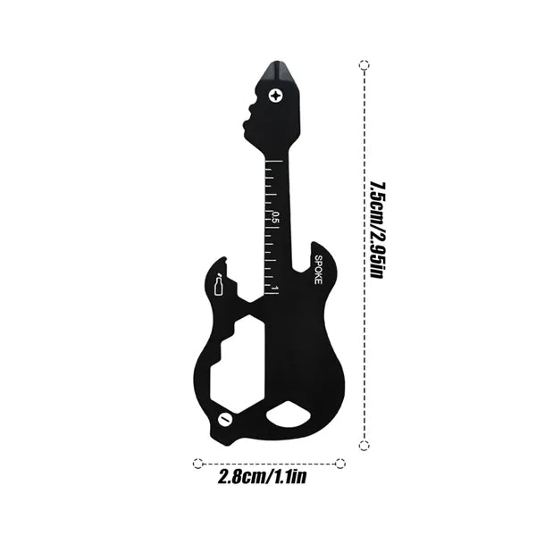 12 in 1 Guitar Bottle Opener Keychain
