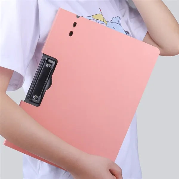 Foldable Waterproof Cover Metal Clipboard with Pen Holder