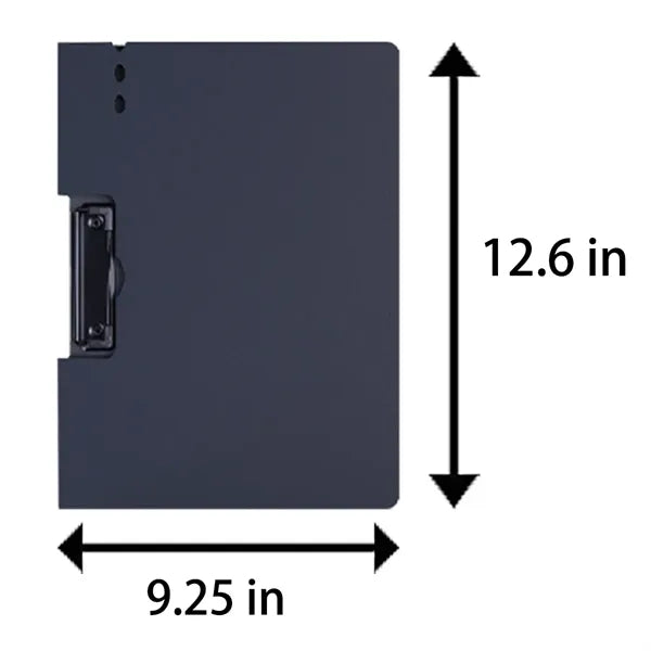 Foldable Waterproof Cover Metal Clipboard with Pen Holder
