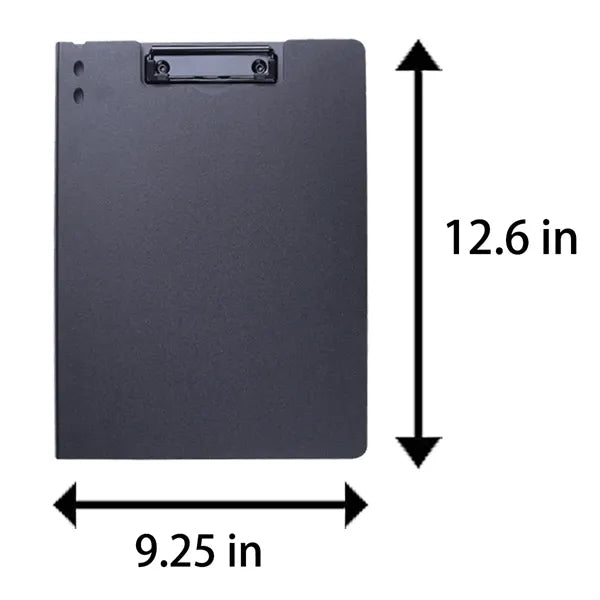 Foldable Waterproof Cover Metal Clipboard with Pen Holder