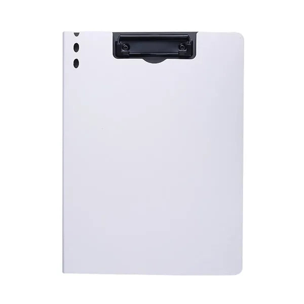 Foldable Waterproof Cover Metal Clipboard with Pen Holder