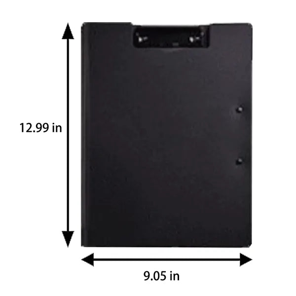 Lightweight Pad Folio Foldable A4 Clipboard w/ Dual Clips