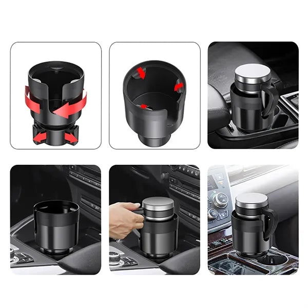 Universal Car Cup Holder Expander Organizer