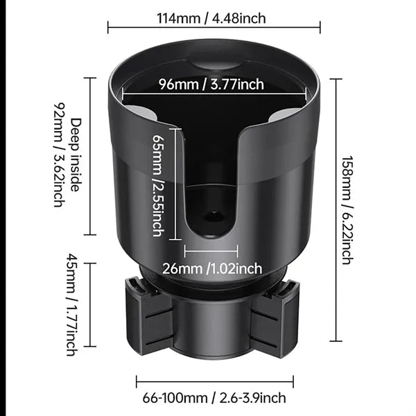 Universal Car Cup Holder Expander Organizer