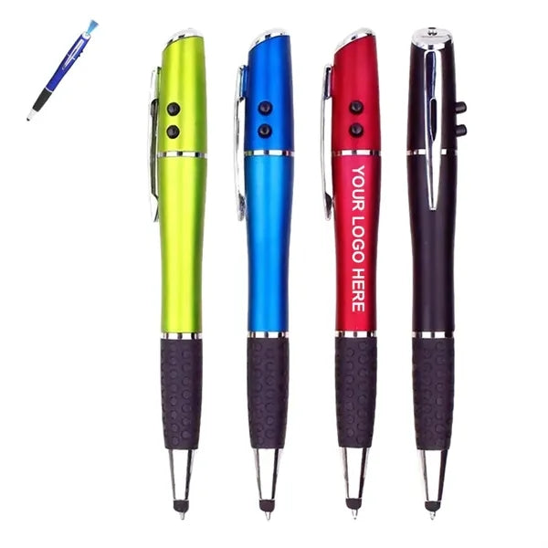 Led Flashlight Stylus Pen