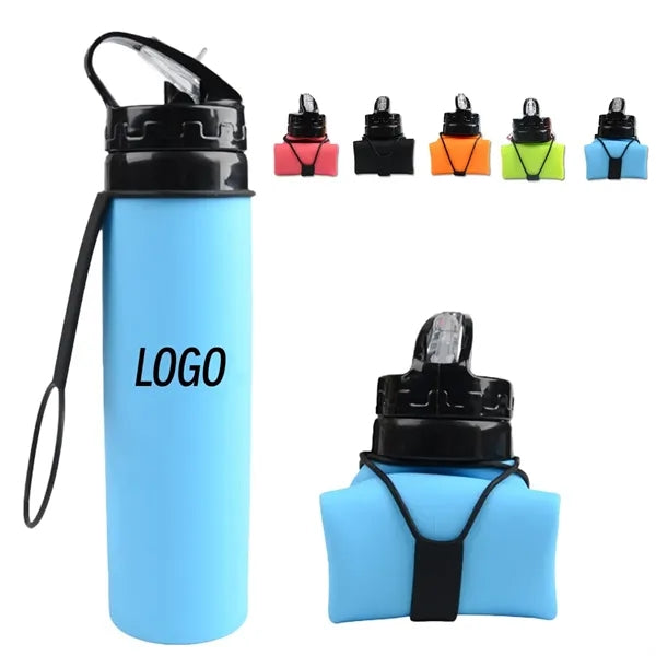 20 Oz Silicone Sport Bottle