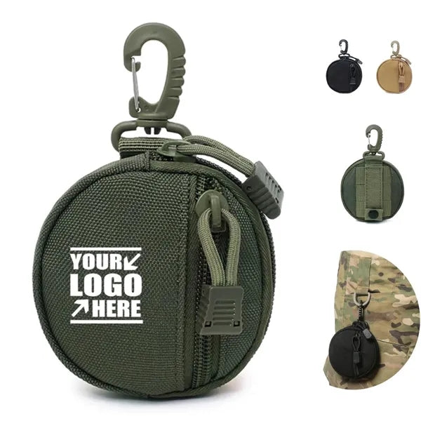 4" Outddoor Utility Bag Pouch Tactical Key Purse with Clip
