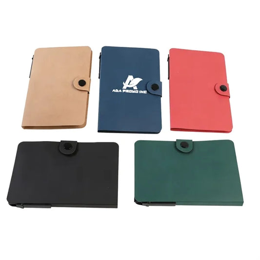 Kraft Paper Cover Small Pocket Sticky Clip Notebook