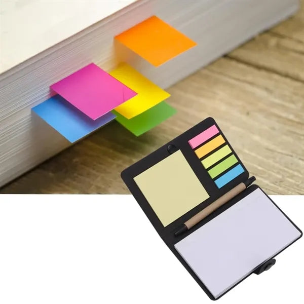 Kraft Paper Cover Small Pocket Sticky Clip Notebook