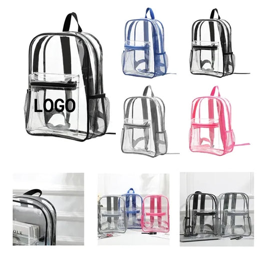Transparent School Backpack with Waterproof PVC
