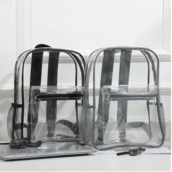 Transparent School Backpack with Waterproof PVC