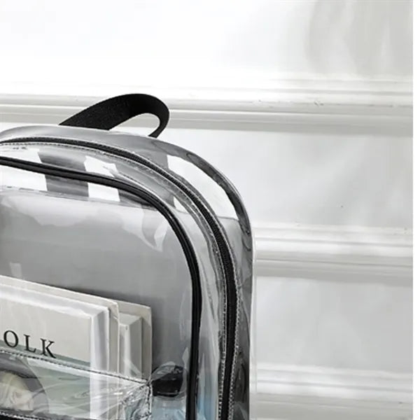 Transparent School Backpack with Waterproof PVC