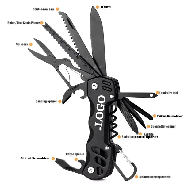 Survival Folding Knife Bottle Opener Combination Tool