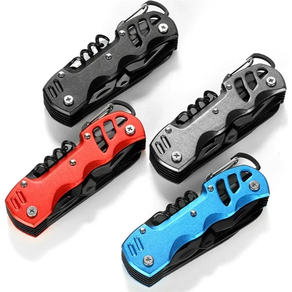 Survival Folding Knife Bottle Opener Combination Tool