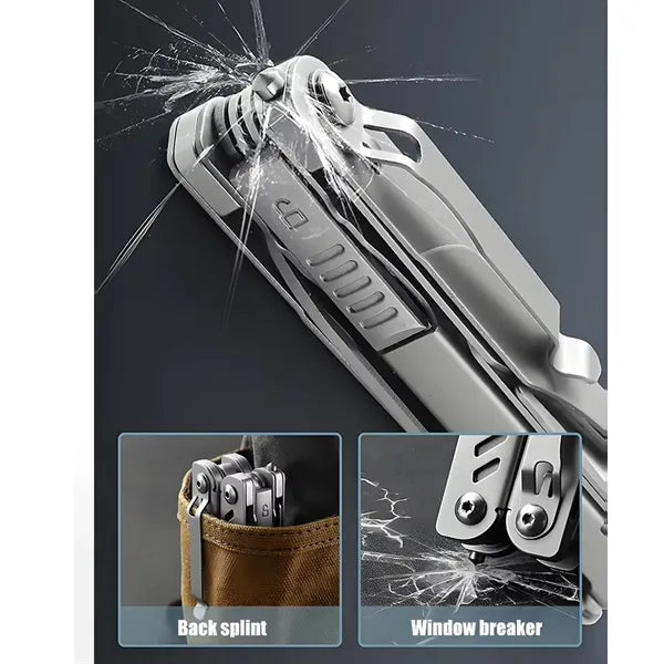 Survival Folding Knife Bottle Opener Combination Tool