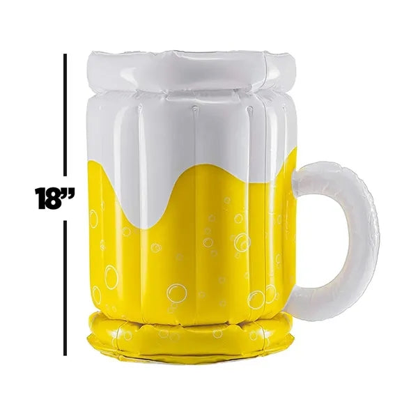Inflatable Bucket Beer Mug Floating Cooler