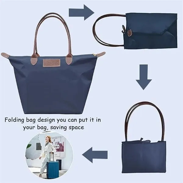 Tote Bag for Women Nylon Top-Handle Purse Shoulder handbag