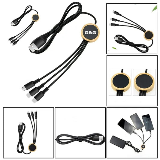 Bamboo 3-in-1 Charging Cable