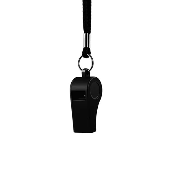 Colorful ABS Safety Whistle w/ Lanyard