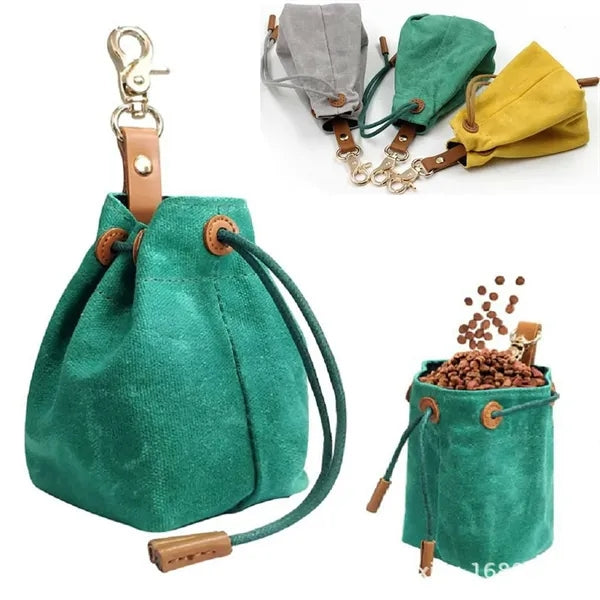 Canvas Dog Treat Training Pouch