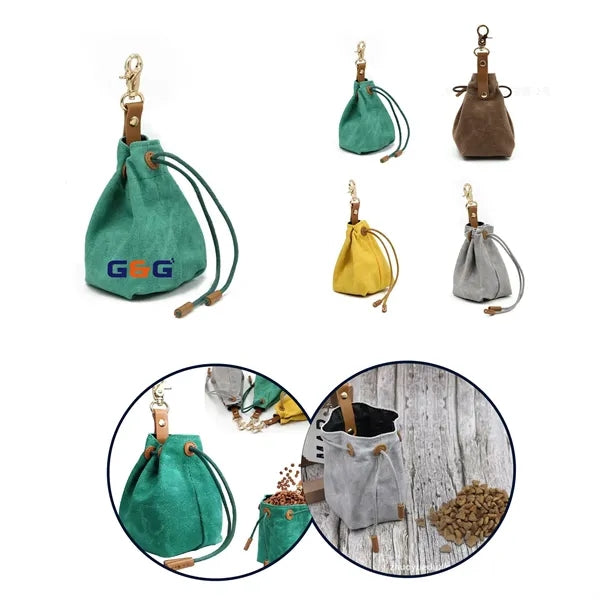 Canvas Dog Treat Training Pouch