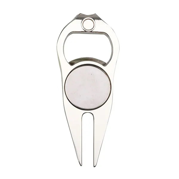 Golf Divot Tool w/ Magnetic Ball Marker & Bottle Opener