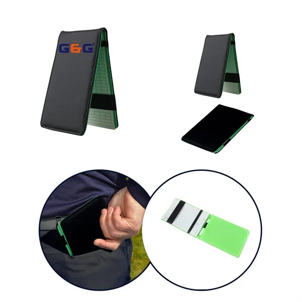 PU Leather Golf Scorecard Holder