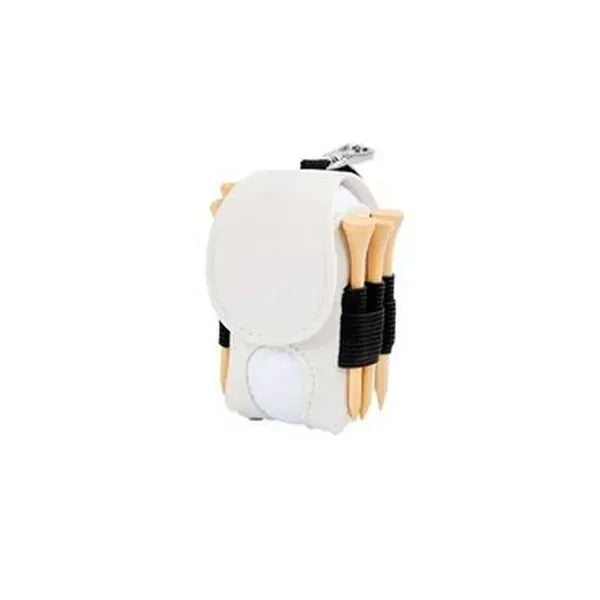 Portable PU Leather Golf Ball Pouch
