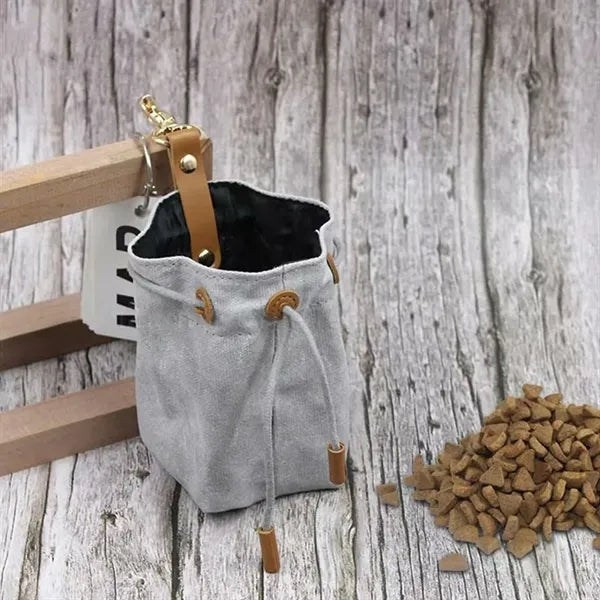 Canvas Dog Treat Training Pouch