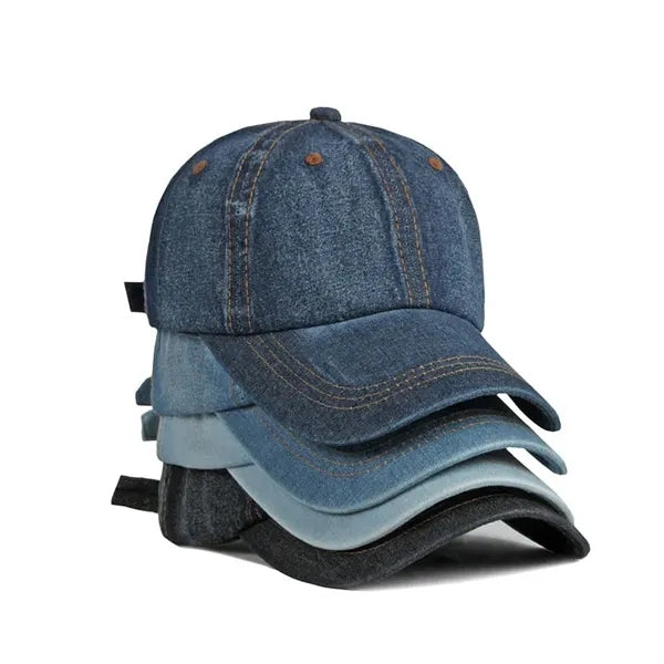 Four season washed denim fashionable duckbill cap