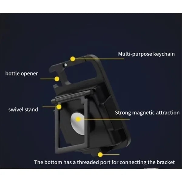 Multi-Purpose Mini Flashlight with Carabiner
