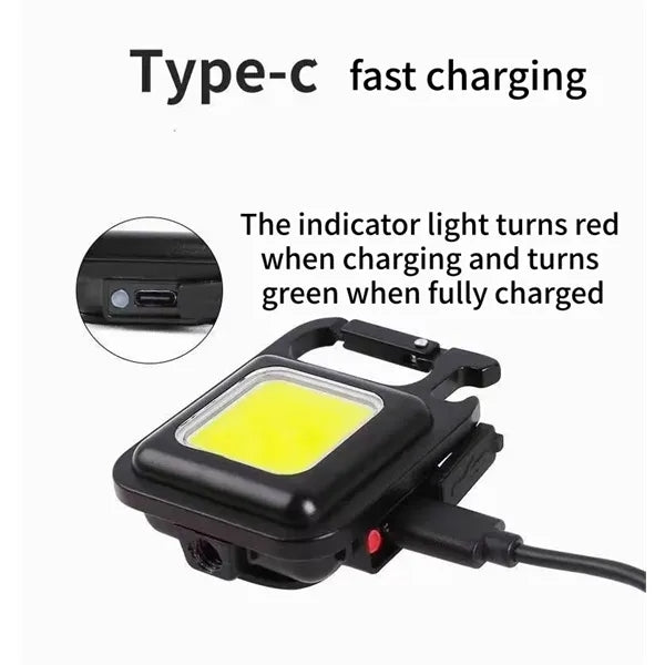 Multi-Purpose Mini Flashlight with Carabiner