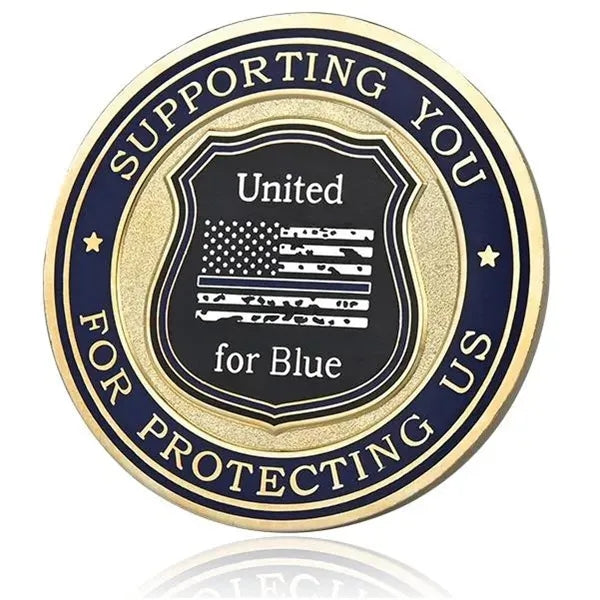 2" 4 Colors 2 Sided Zinc Challenge Coins