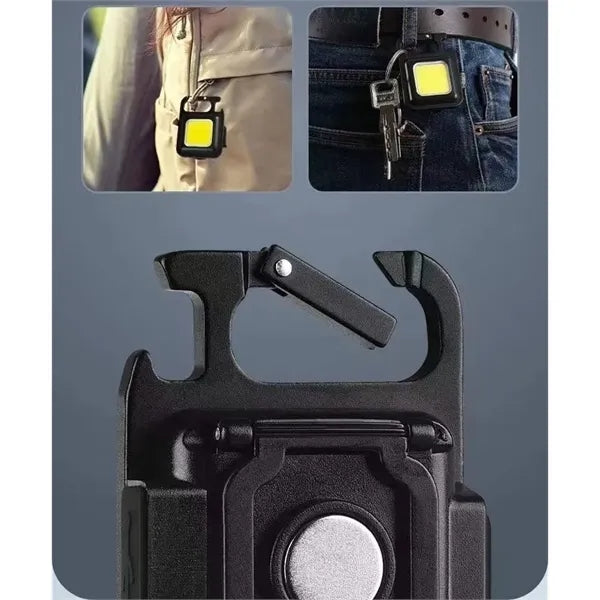Multi-Purpose Mini Flashlight with Carabiner