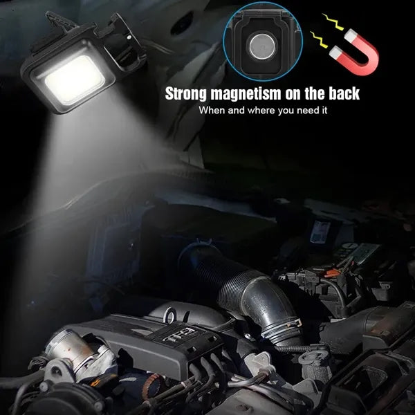 Multi-Purpose Mini Flashlight with Carabiner