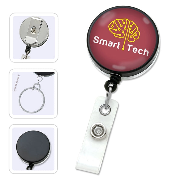 Heavy-Duty Custom Badge Reels with Reinforced Strap