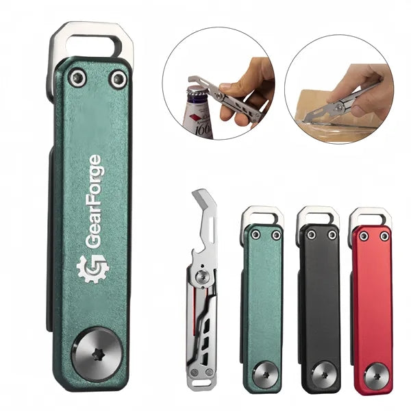 Multi Tool Box Cutter EDC Pocket Bottle Opener Knife