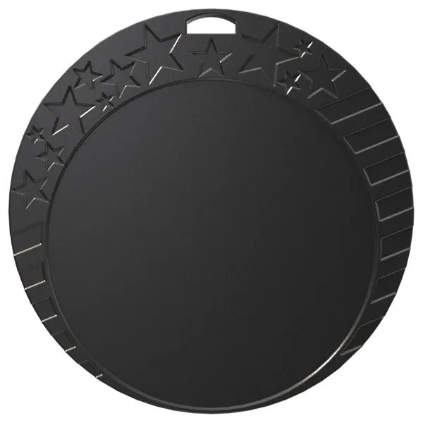 Black Star Medallion with Full Color Insert