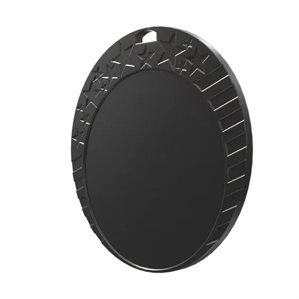 Black Star Medallion with Full Color Insert