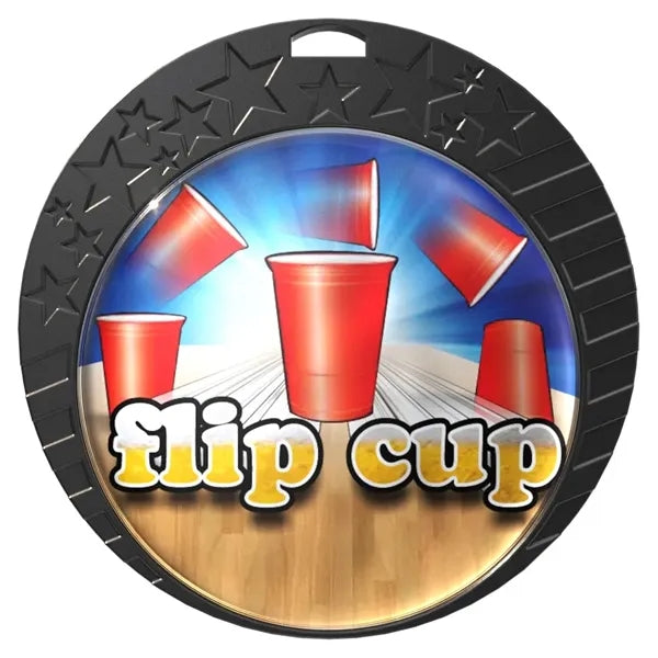 Black Star Medallion with Full Color Insert